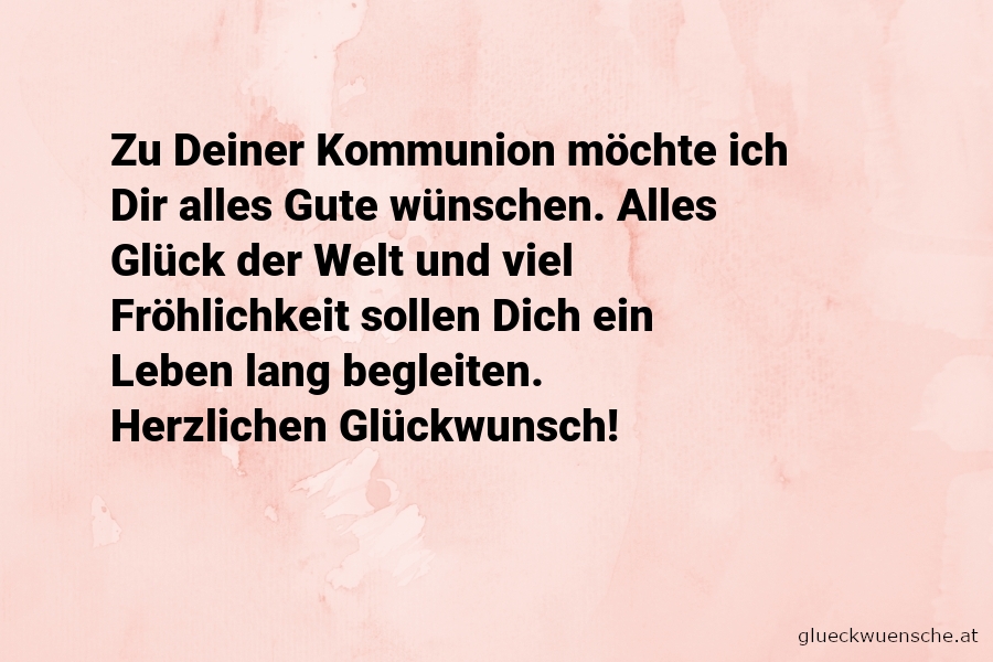 Referenz Lustige Sprüche Zur Kommunion Kindgerecht Sammlung deutscher